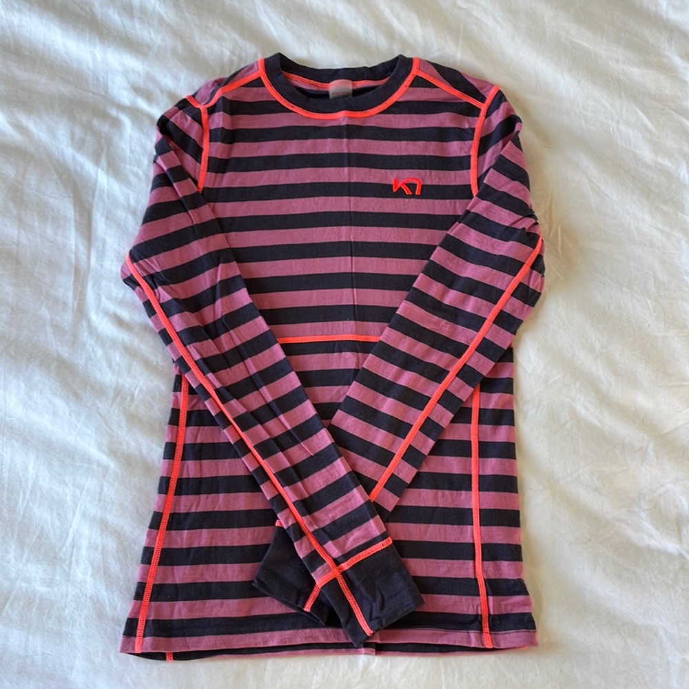 Kari Traa wool base layer shirt size S